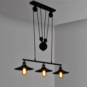 Suspension Industrielle Barre 3 Lampes