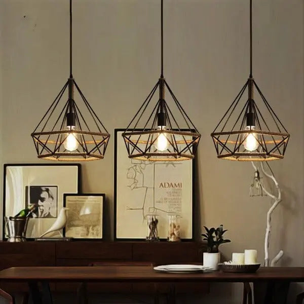 Suspension Industrielle Diamant