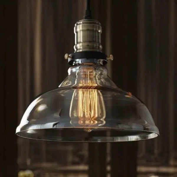 Suspension Industrielle En Verre Déco Indus
