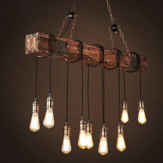 Suspension Industrielle Esprit Loft Déco Indus (vue 3)