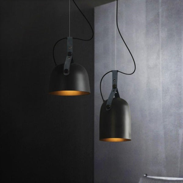 Suspension Industrielle Loco Noire
