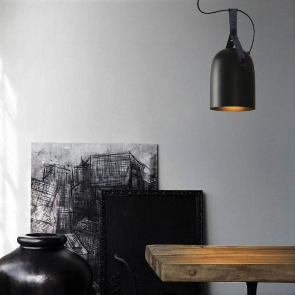 Suspension Industrielle Loco Noire