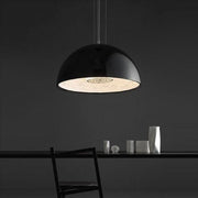 Suspension Industrielle Noire 40cm