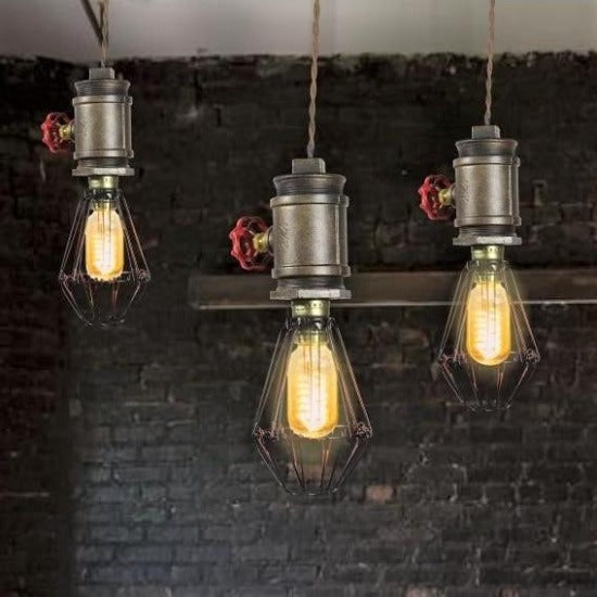 Suspension Industrielle Pas Cher Déco Indus (vue 4)