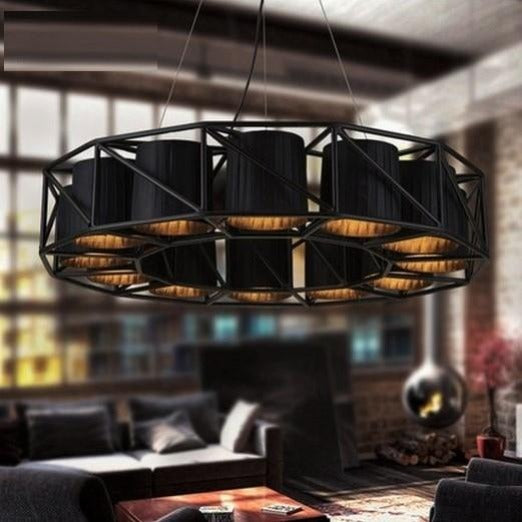 Suspension Industrielle XXL Déco Indus (vue 1)