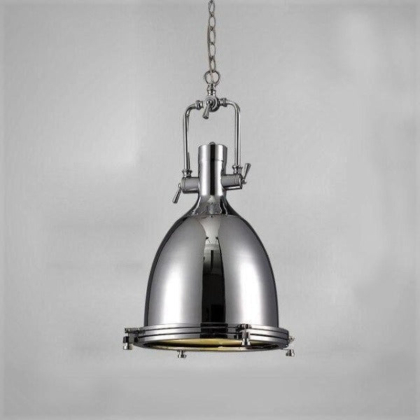 Suspension Type Industrielle Chromé
