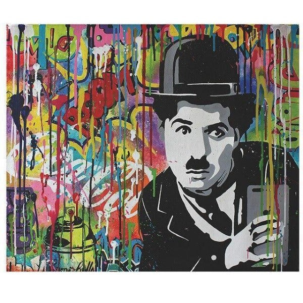 Tableau Industriel Charlie Chaplin Déco Indus
