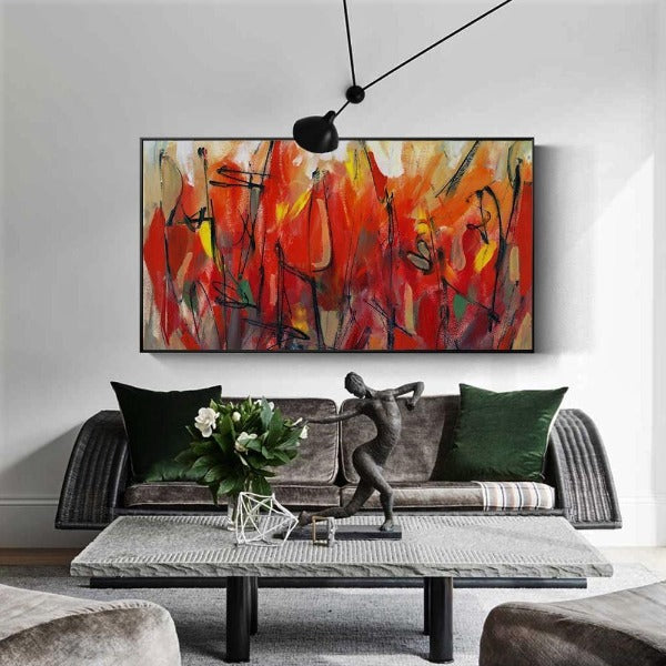 Tableau Industriel Décoration Abstraite