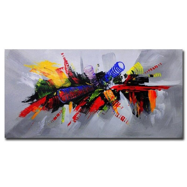 Tableau Industriel Explosion De Couleurs