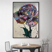 Tableau Industriel Rose Éternelle