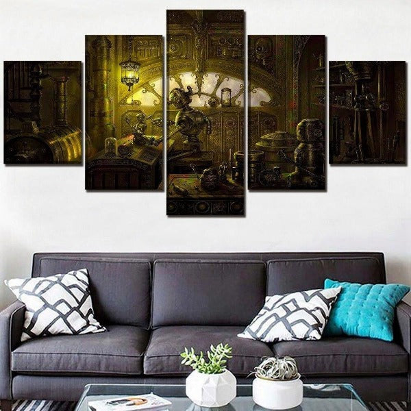 Tableau Industriel Steampunk