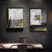 Tableau Industriel Dorures Brillantes
