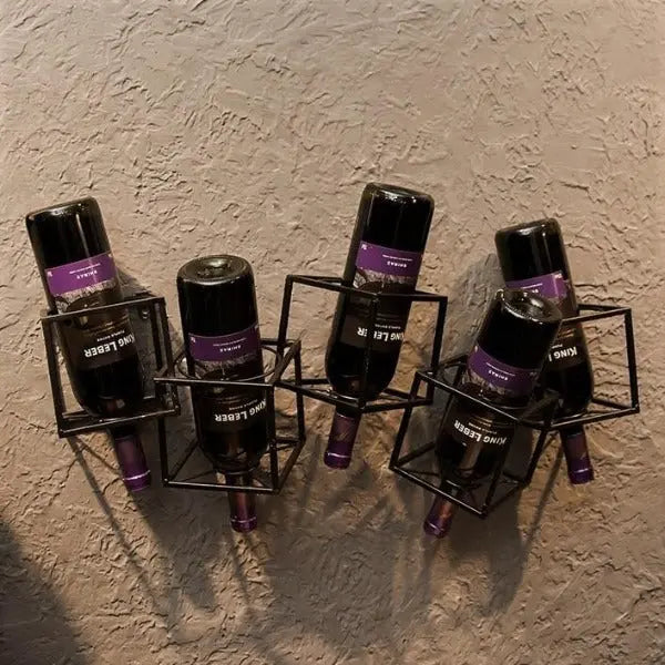 Étagère Murale Industrielle À Vin