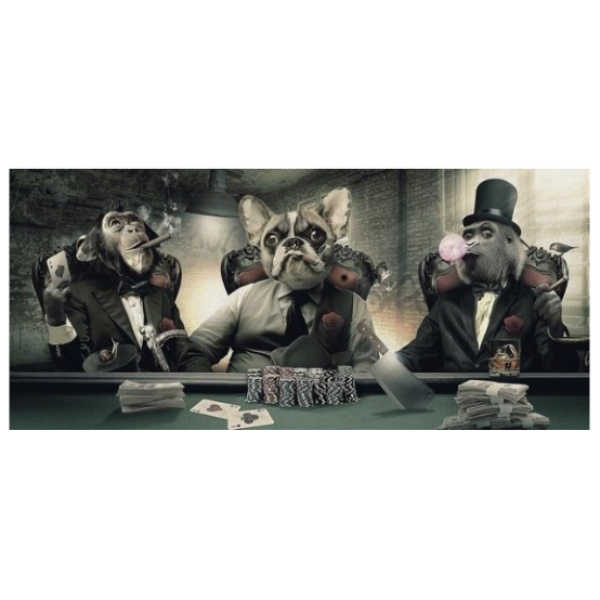 Tableau Industriel Partie De Poker Déco Indus